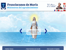Tablet Screenshot of frmaria.org